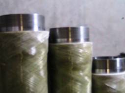 fiberglass column pipe threaded ss nipple
